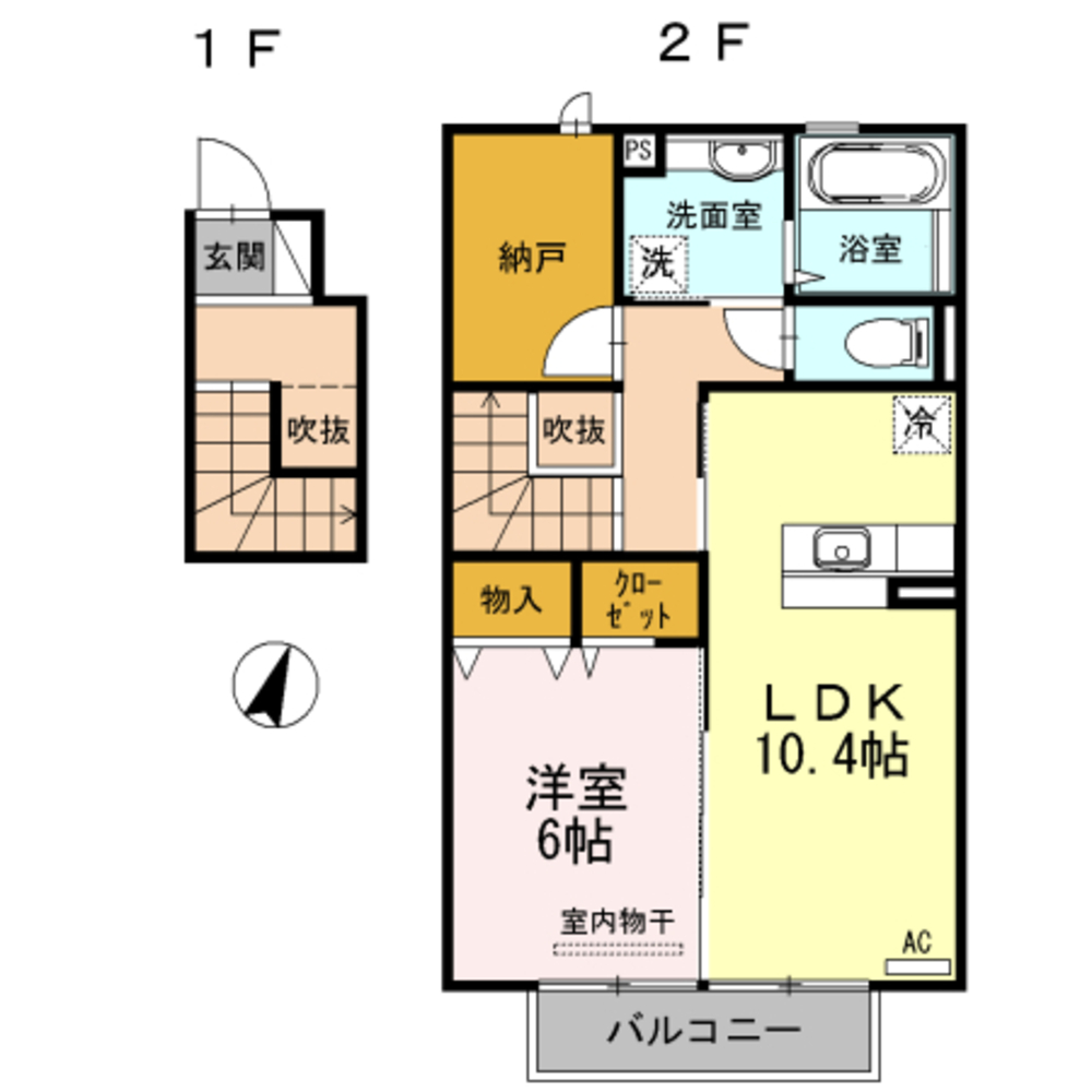メルヴェーユA棟 宮崎県宮崎市大字本郷北方 (6.18万円／1LDK (洋6 LDK10.4)／56.26㎡)｜賃貸物件(賃貸マンション