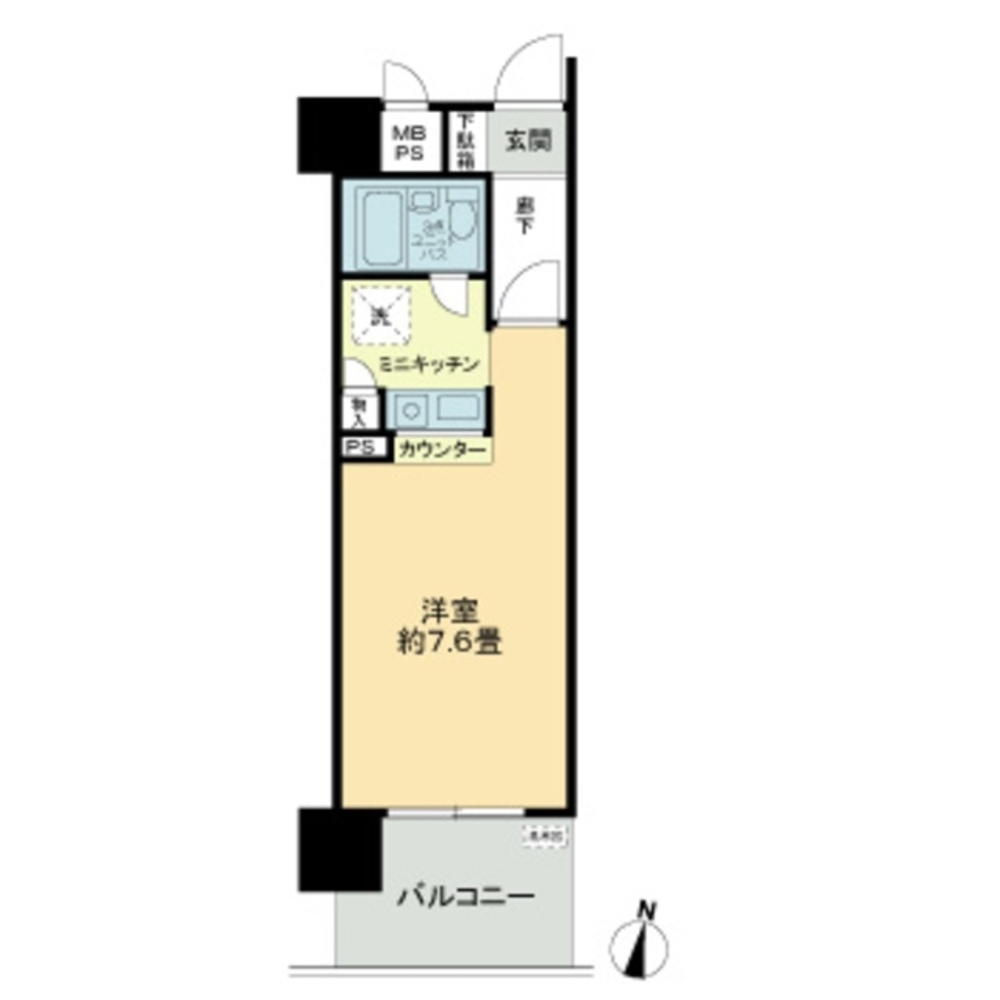 横浜線 淵野辺駅 地上14階建て 築33年 神奈川県相模原市中央区淵野辺3丁目 (4.9万円／ワンルーム (洋室7.6)／23.08㎡)｜賃貸物件(賃貸マンション・アパート・一戸建て)の住宅