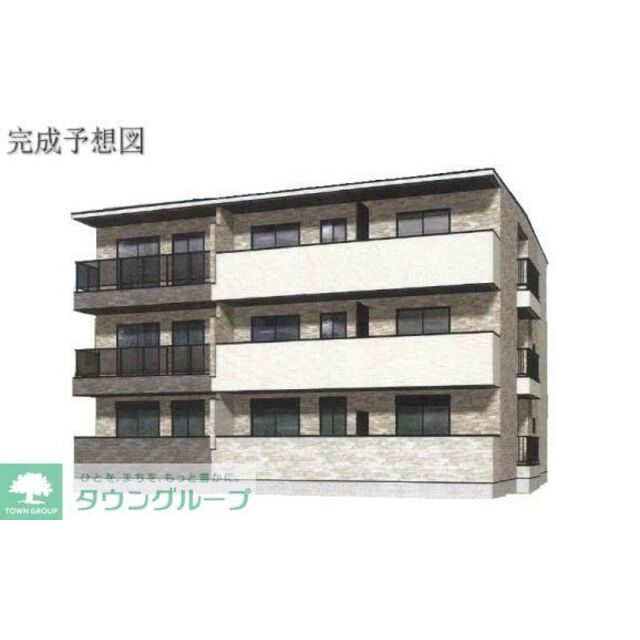 川越駅よりバス34分 徒歩7分 新築 3階建の賃貸物件