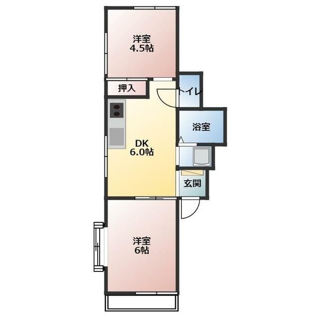 ホワイトウイング狭間IIの賃貸物件