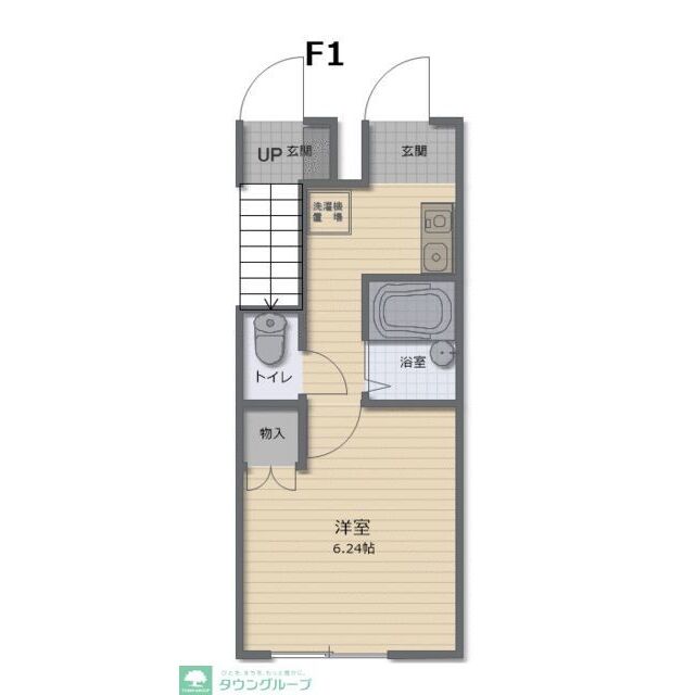 川越駅より徒歩29分 築19年8ヶ月 2階建の賃貸物件