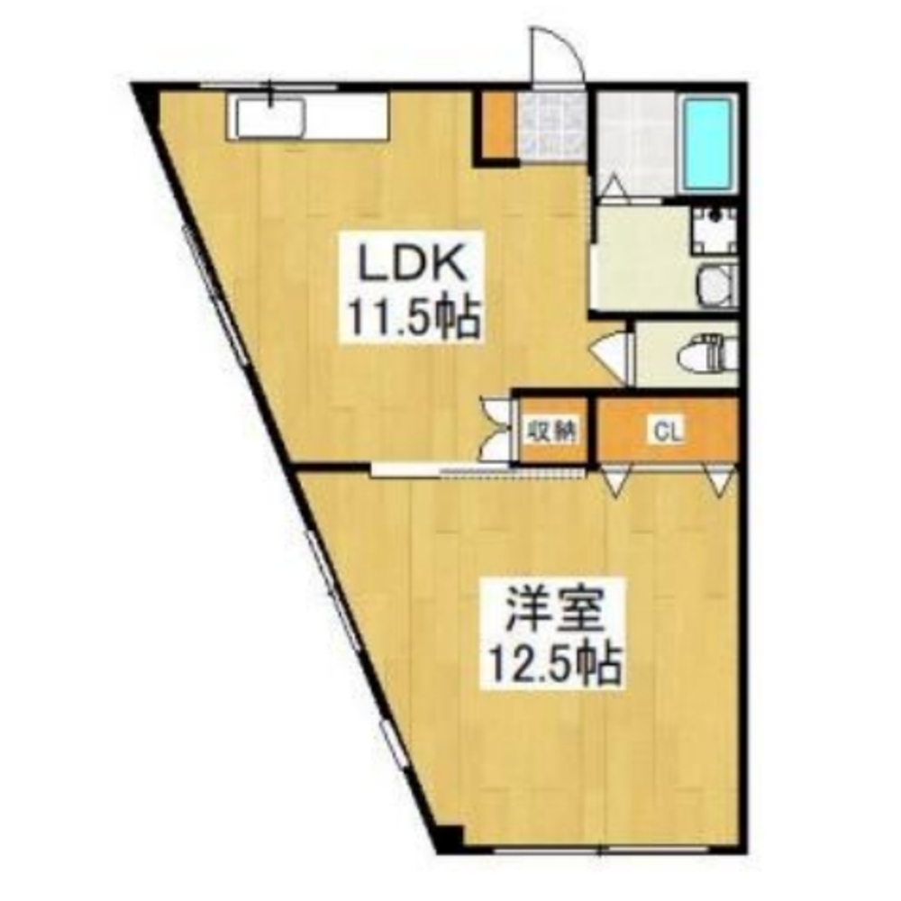 西武池袋線 清瀬駅 地上2階建て 築2年 埼玉県新座市あたご3丁目 (7.5万円／1LDK (洋室12.5 LDK11.5)／48.6㎡)｜賃貸物件(賃貸マンション・アパート・一戸建て)の住宅