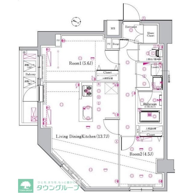 メイクスデザイン東十条の賃貸物件