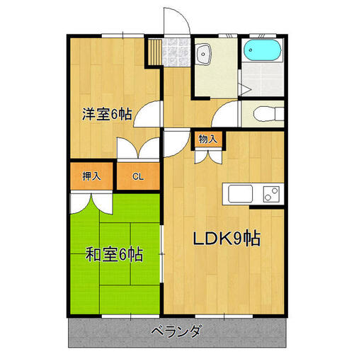 グリーンヒルズ久保台d棟 龍ケ崎市久保台3丁目 4 5万円 2ldk Ldk9 洋6 和6 52 17 賃貸物件 賃貸マンション アパート 一戸建て の住宅情報 お部屋探しならyahoo 不動産