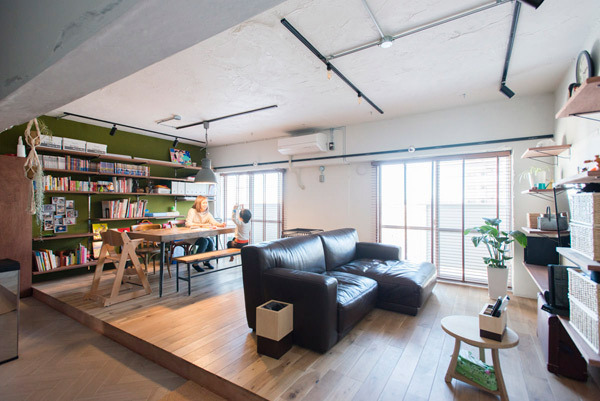 段差を作っただけで部屋がいくつもの空間に分けられる Yahoo 不動産おうちマガジン 段差を作っただけで部屋がいくつもの空間に分けられる Yahoo 不動産おうちマガジン