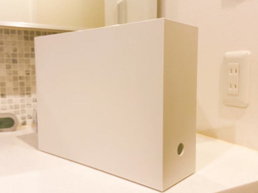 無印ファイルボックス 100均突っ張り棒で洗面所収納を改善 Yahoo 不動産おうちマガジン