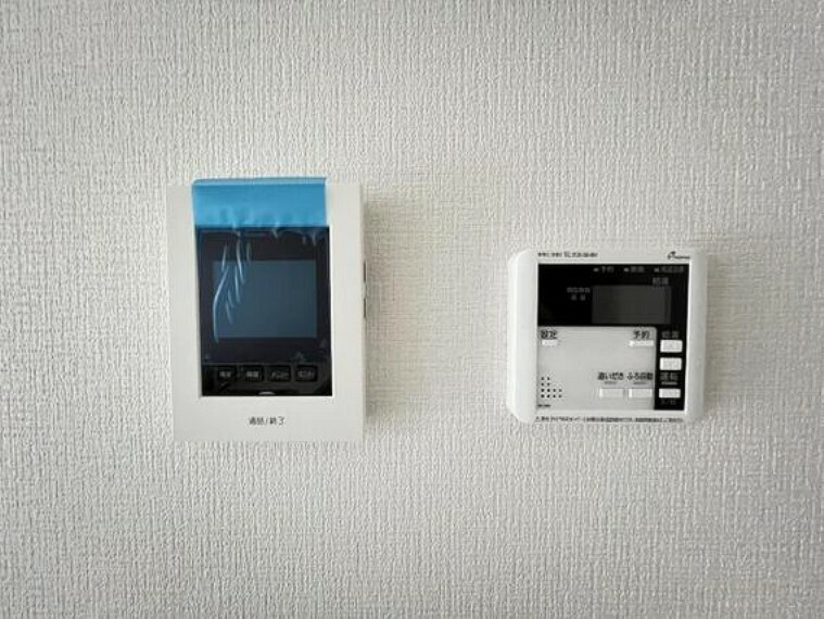 防犯設備 TVモニター付インターホンでお部屋からお客様を確認できるので便利ですね。