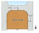 土地図面 北東西3方向に面した開放感ある立地