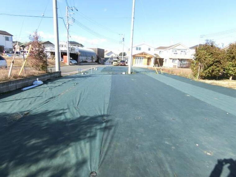 現況写真 町並みが閑静するのが楽しみです。