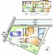 間取り図 陽当たりに配慮した設計のお住まい