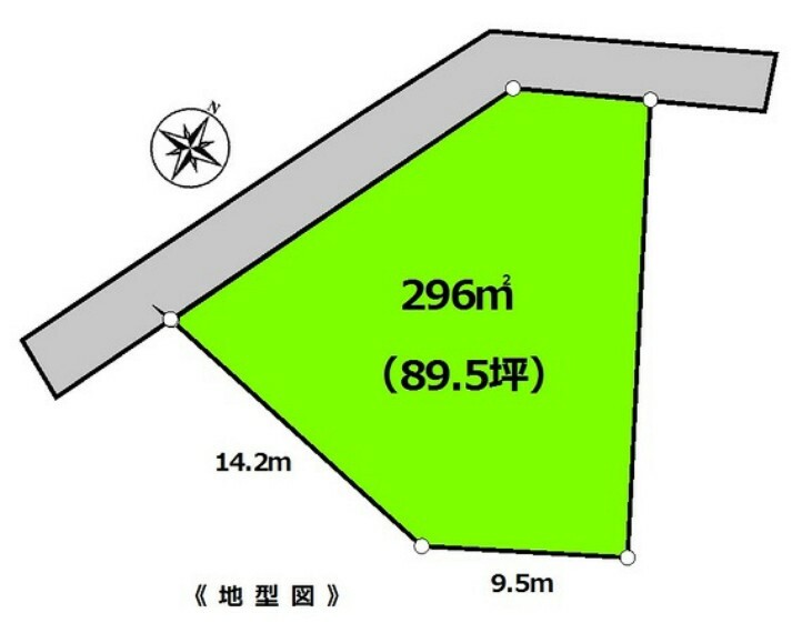 区画図 地型図