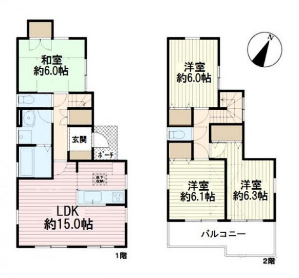 間取り図 ※図面と現況が相違する場合、現況優先と致します。