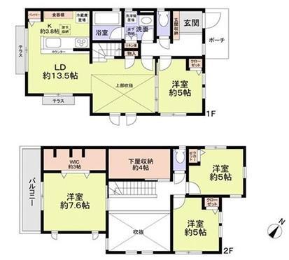 間取り図 1号棟