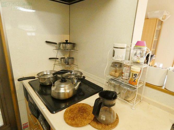 キッチン (キッチン) IHクッキングヒータは火を使わないのでお子様やご高齢者にも安心です!