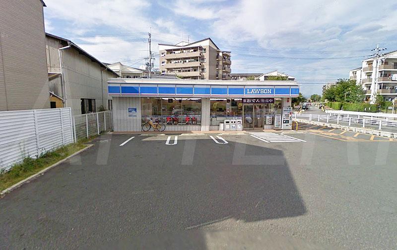 コンビニ ローソン向日市上植野店