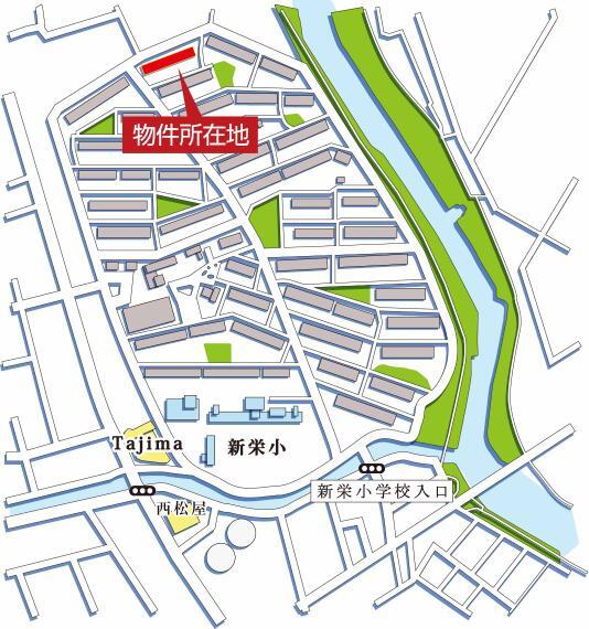 区画図 案内図