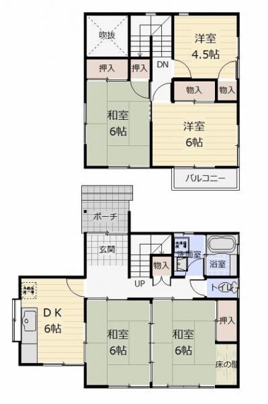 間取り図 (間取り)現況と相違がある場合は現況優先とさせて頂きます