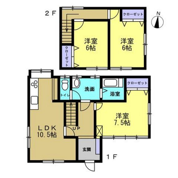 間取り図 【リフォーム後間取り図】間取り変更を行い、LDK作成、浴室1坪拡張などリフォームをしています。お客様の住みやすさを考え、清潔で安心できるお家に生まれ変わりますよ