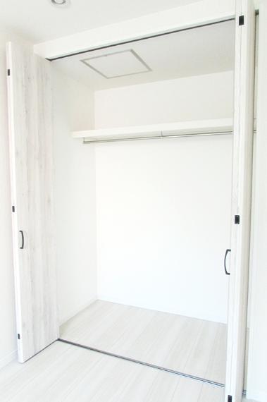 収納 新築施工事例です。全室収納あり!居住スペースを有効に使えます。