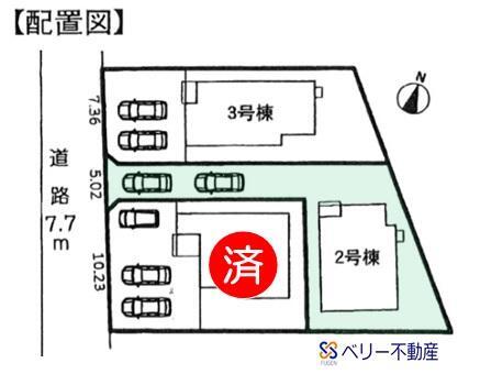 区画図 全3棟