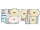 間取り図 小屋裏収納付き4DK