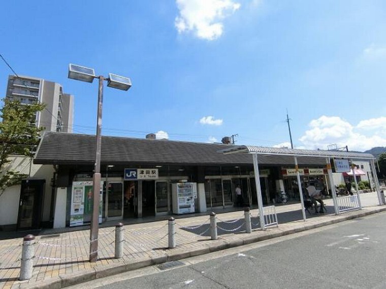 JR片町線(学研都市線)「津田駅」までバスがご利用頂けます