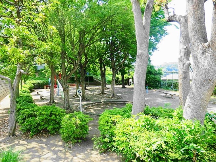 公園 平公園(徒歩6分です。こども文化センターと老人いこいの家に隣接した公園です。広場エリア、遊具のエリア、木々のなかに細い小道のあるエリアがあり、子どもたちで賑わっています。)