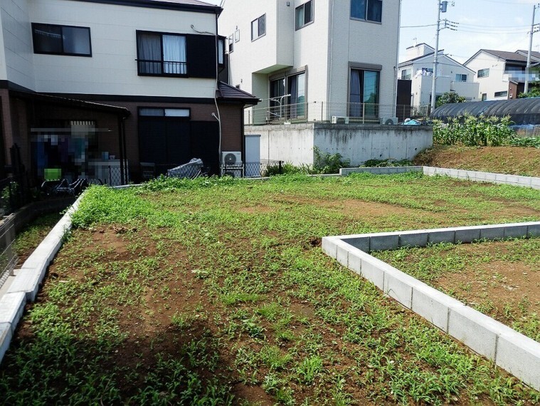 現況写真 広々した約48坪のゆとりある敷地です。