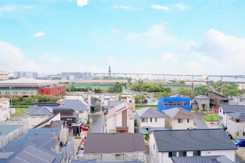 眺望 7階部分、最上階のお部屋!前面を遮る建物もございませんので、すっきり爽快な眺望が望めます!