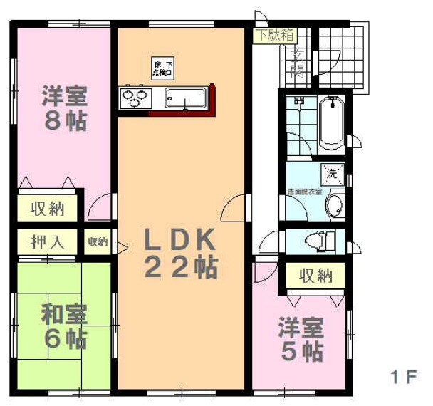 間取り図 陽当りの良さなど現地にてご確認出来ます。