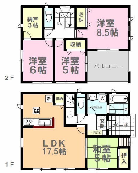 間取り図 間取り図です。