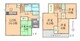 間取り図 間取り カウンターキッチンで開放的なリビング