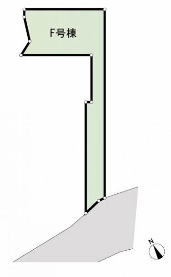 区画図 F号棟区画図