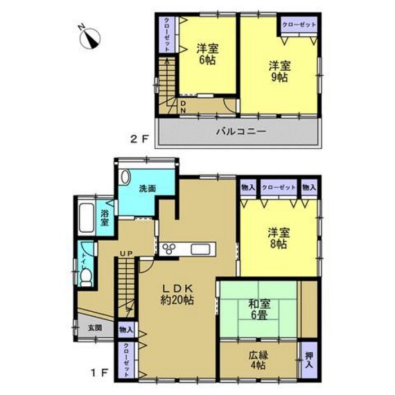 間取り図 現在リフォーム中。現在の間取りは和室が多くなっているので、いくつか洋室に変更し、今風の間取りにします。対面キッチンの予定です。