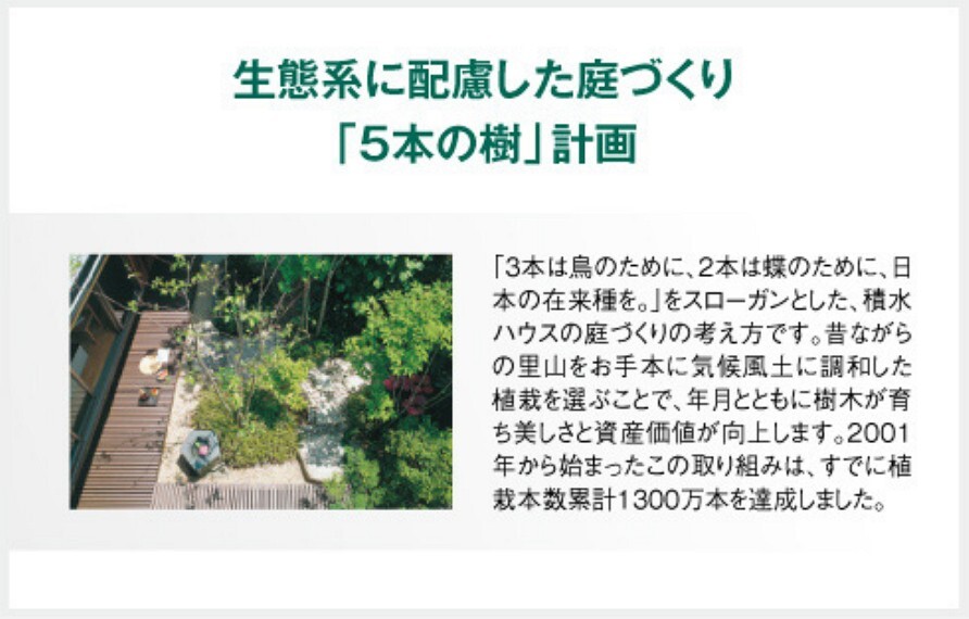 現況写真 積水ハウスのまちづくり