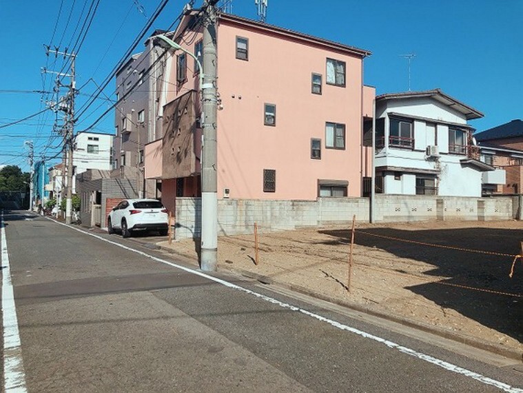 現況写真 前面道路含む現地土地写真