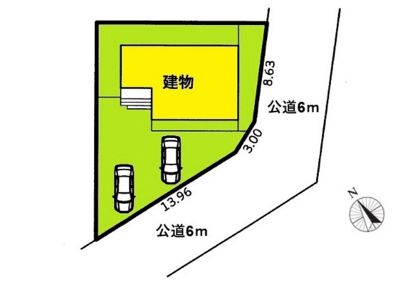 区画図 区画図 【名古屋市名東区梅森坂3丁目】