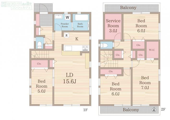 間取り図 【間取図】 4LDK+S