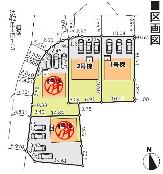 区画図 全体区画図