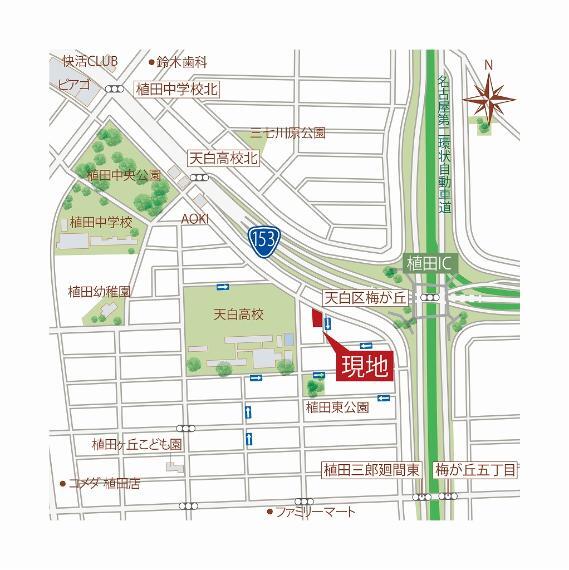 土地図面 現地詳細図