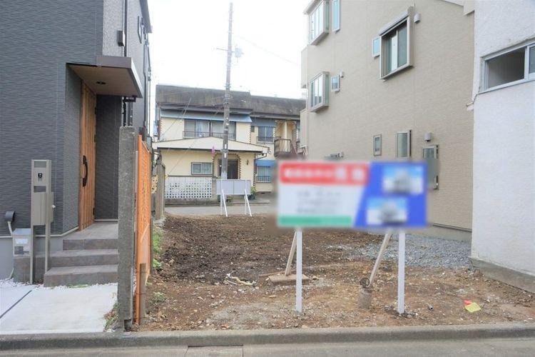 現況写真 理想的な土地形状です。ここまできれいな土地の形だとプランニングがしやすいですね。