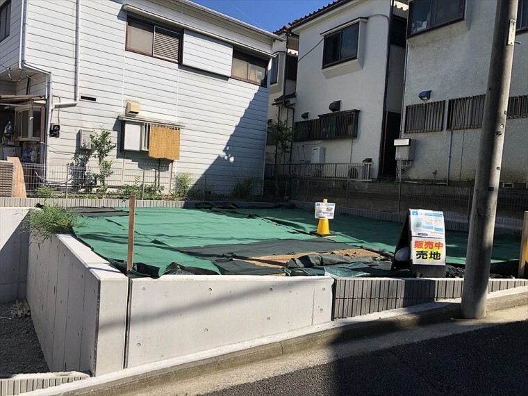 現況写真 間取りを考える楽しみの広がる土地です。