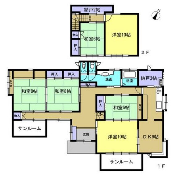 間取り図 【リフォーム前・間取り】
