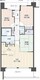 間取り図 全居室収納が付いておりスッキリとしたお部屋が保てます。 南東向き物件につき陽当たり・通風良好です!!