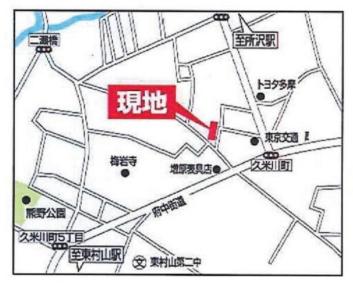 現況写真 案内図
