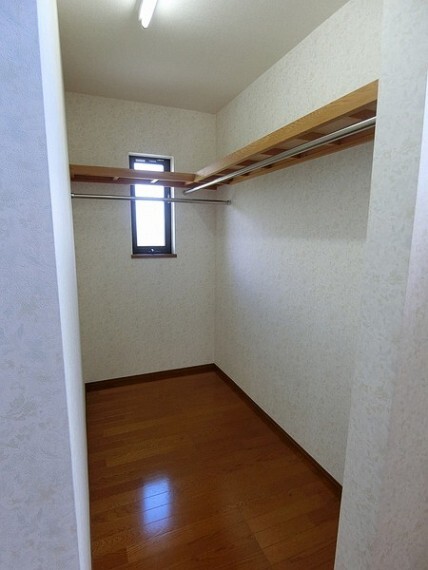 収納 ウォークインクローゼットがあり、収納が沢山できます。