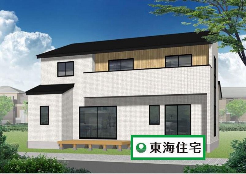 完成予想図(外観) (外観パース)充実設備の快適住まい!