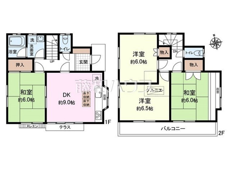 間取り図 間取図 【小平市小川町1丁目】