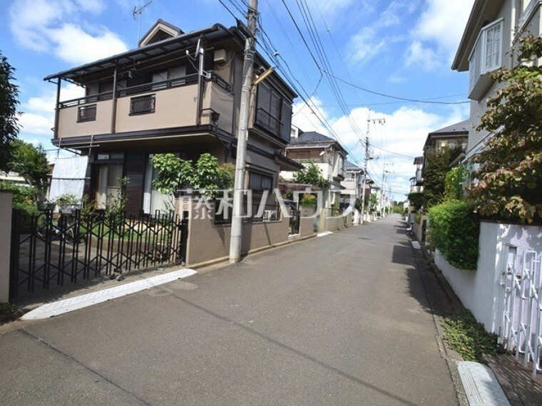 現況写真 接道状況および現場風景 【小平市小川町1丁目】