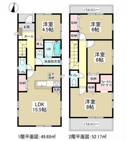 間取り図 3号棟 間取図